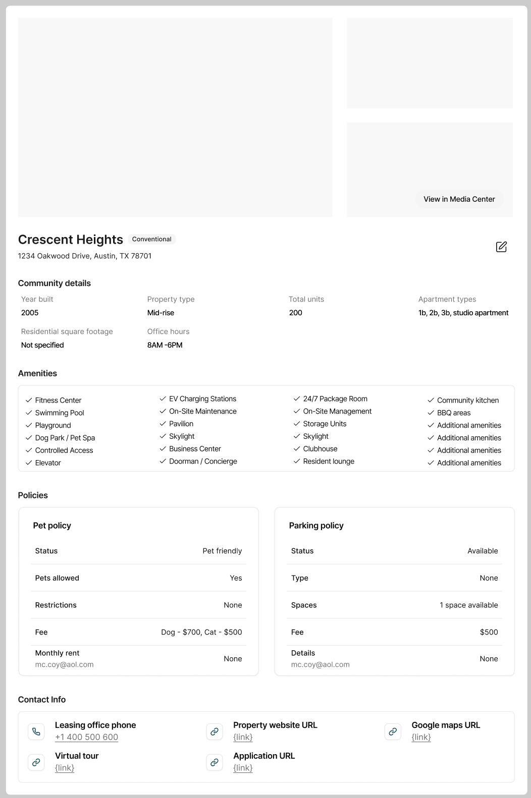 Second iteration with the fields structured into cleaner groups